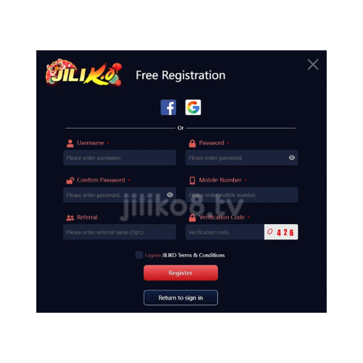 JILIKO Casino-SIGN UP