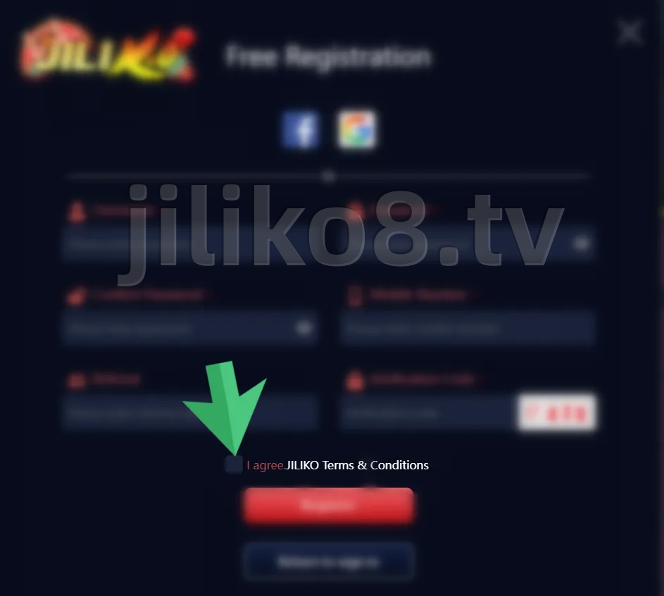 Jiliko sign up 5