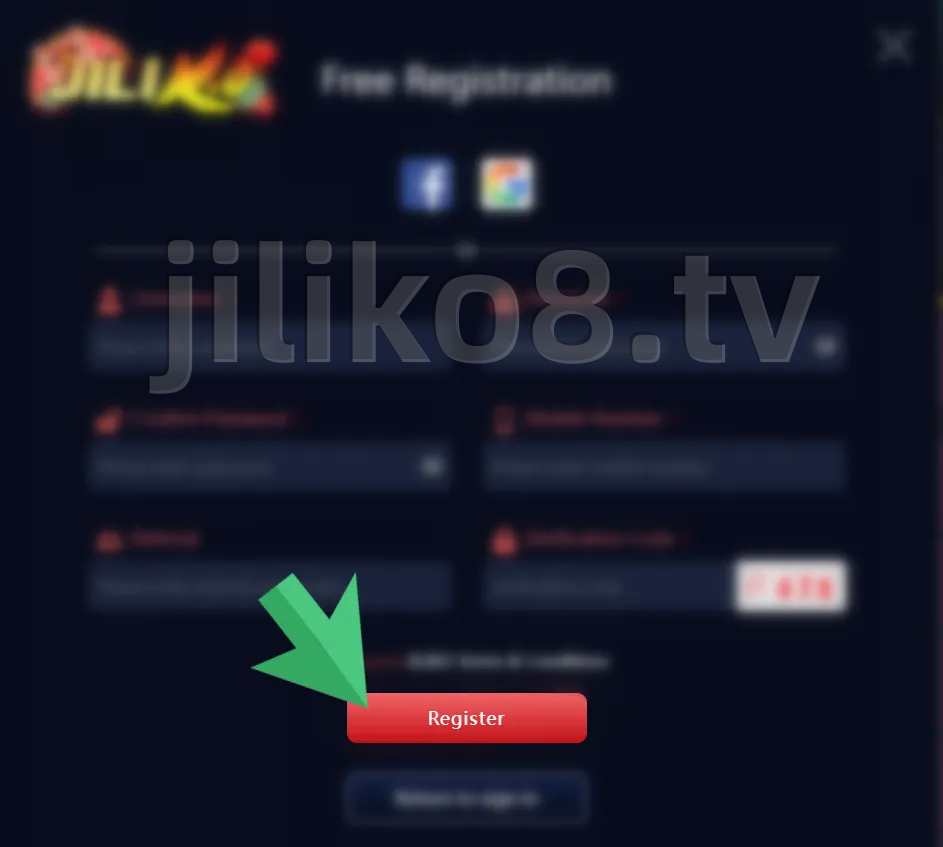 Jiliko sign up 6