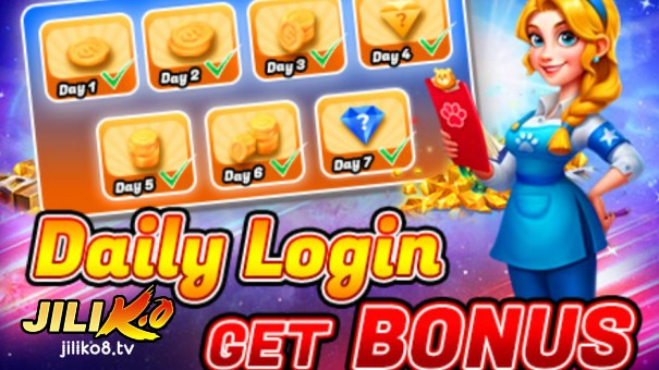 Log in every day to get bonuses