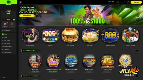 Maximize your winnings at 888 Online Casino